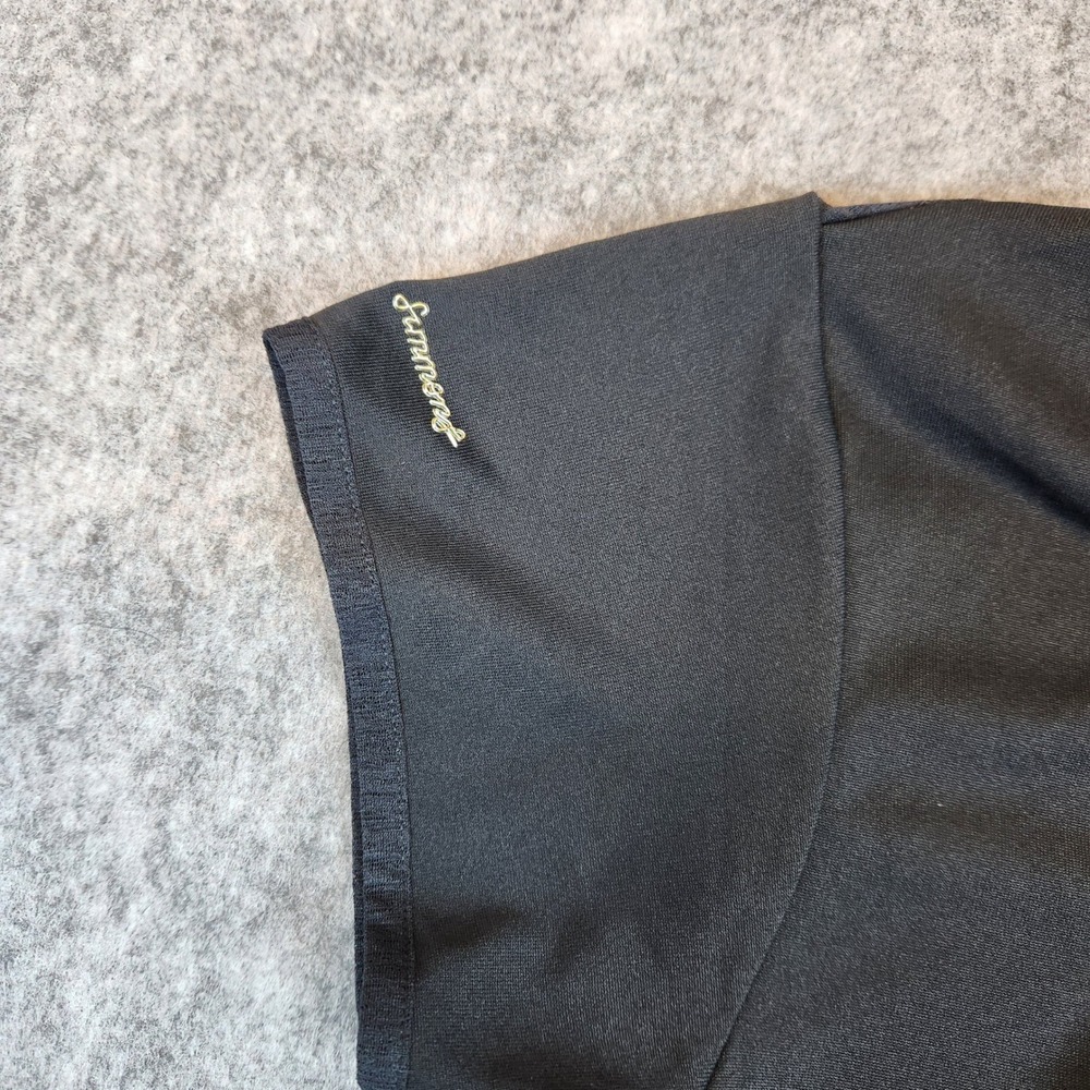 NWT Gymshark Whitney Longline Tee Women M‎ Black Mesh Workout Athletic Shirt - Picture 5 of 11